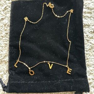 Gold Love Necklace